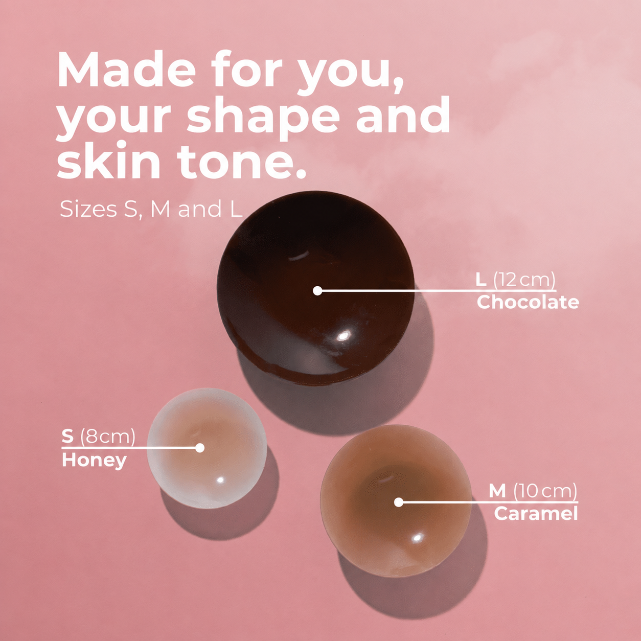 Non-Adhesive Round Nipple Covers