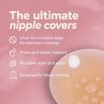 Non-Adhesive Round Nipple Covers