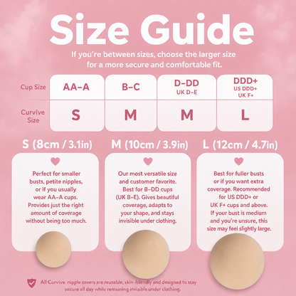 Non-Adhesive Round Nipple Covers
